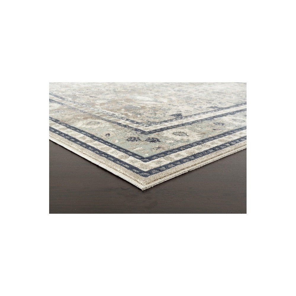 Adelaide Esquire Rim Traditional Beige Rug