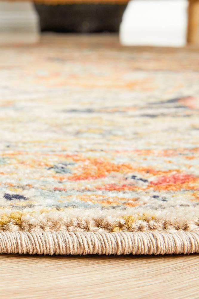Legacy Rust Round Rug - ICONIC RUGS