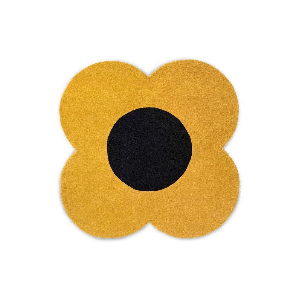 Orla Kiely Flower Sunshine Pure Wool Designer Rug