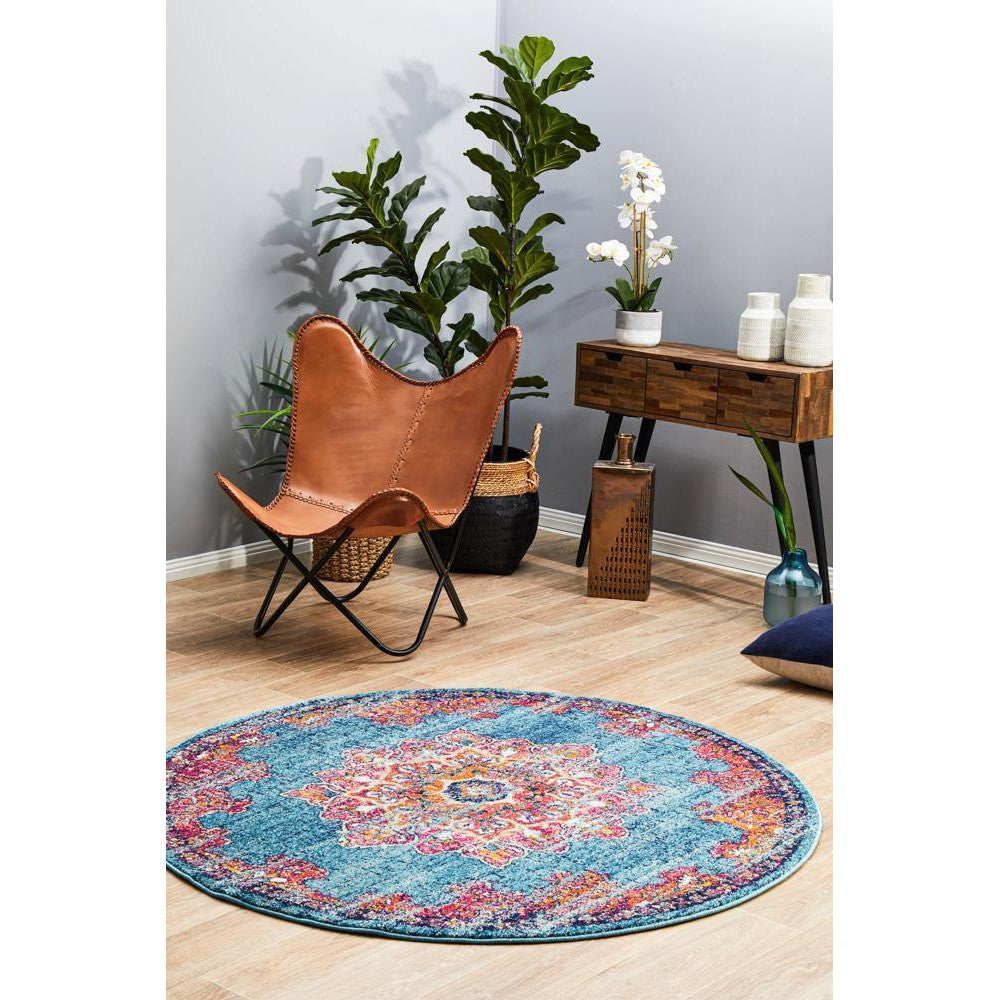 Perth Marine Round Rug