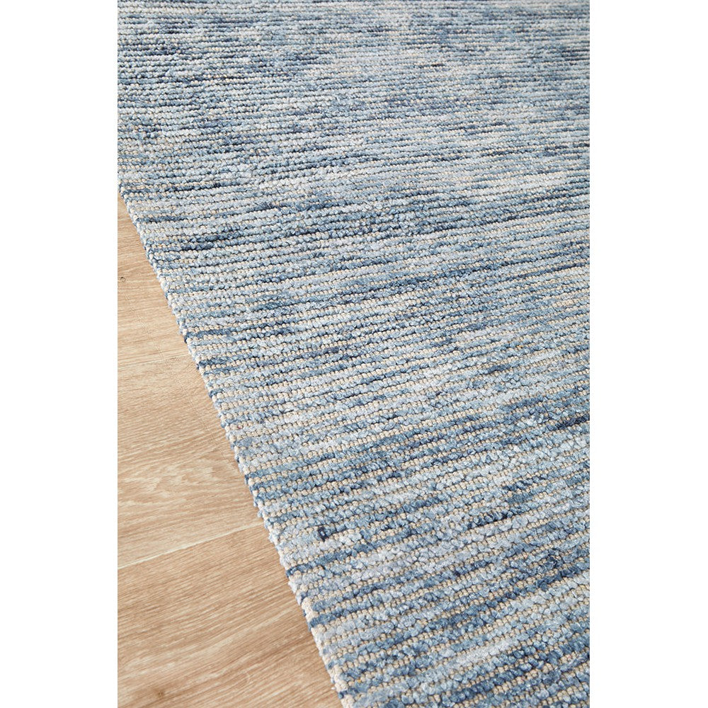 Allie Indigo Cotton Rayon Rug