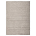 Allie Stone Cotton Rayon Rug featuring a subtle gradient solid pattern in beige and taupe on stone background, handcrafted rug