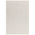Asiatic Abbus Ivory rectangle rug styled in a living room