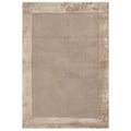 Asiatic Ascot Sand rectangle rug styled in a living room