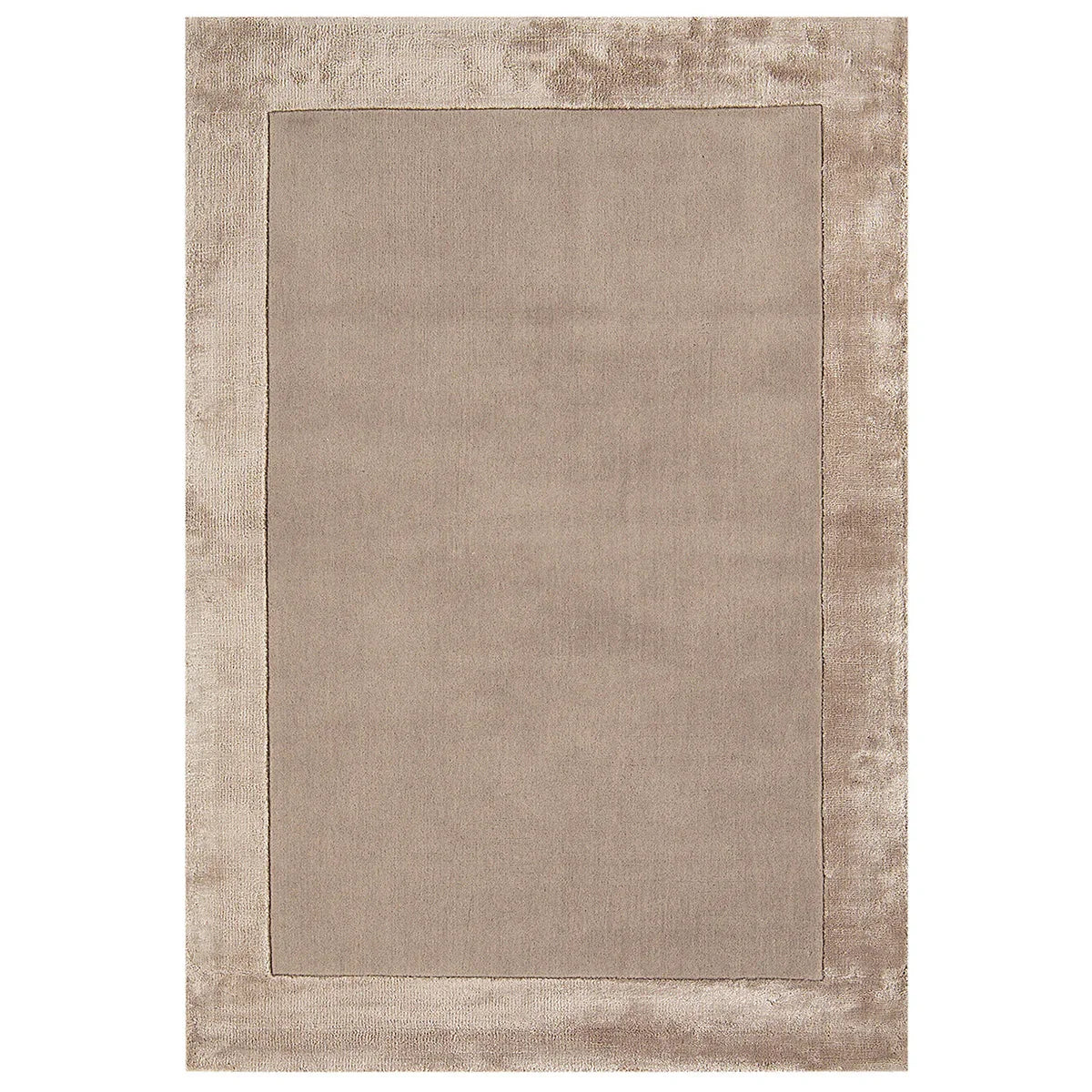 Asiatic Ascot Sand rectangle rug styled in a living room