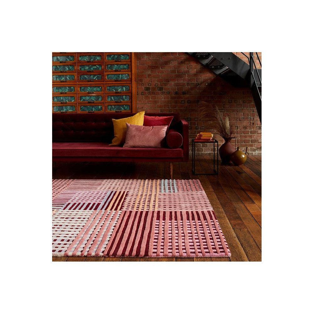 Asiatic Aspect Red Designer Rug