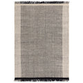 Asiatic Avalon Monochrome rectangle rug styled in a living room