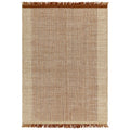 Asiatic Avalon Rust rectangle rug styled in a living room