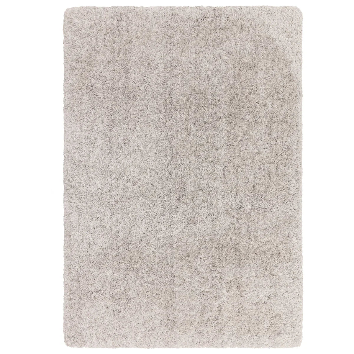 Asiatic Barnaby Silver rectangle rug styled in a living room