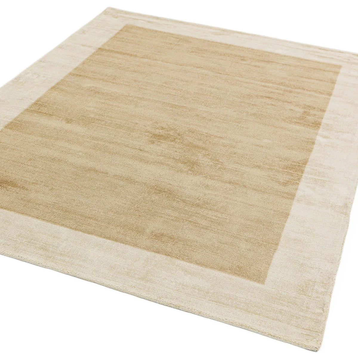 Asiatic Blade Border Putty Champagne Designer Rug featuring blade-border design in champagne, putty, cream on white, machine-made wool