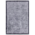 Asiatic Blade Border Airforce Navy 06 rectangle rug styled in a living room