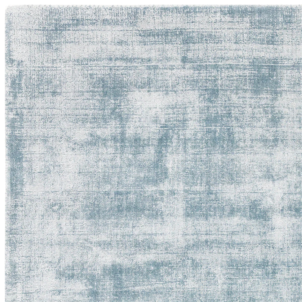 Asiatic Blade Runner Rug in Airforce Blue with abstract distressed pattern in steel blue on ivory, power-loomed wool