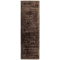 Asiatic Blade Chocolate runner rug styled in a living room