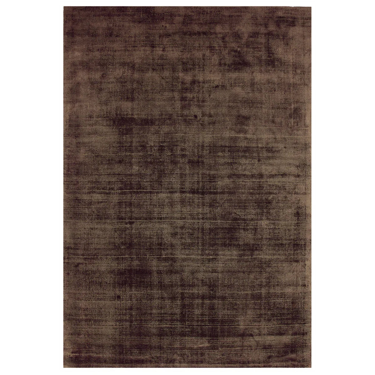 Asiatic Blade Chocolate rectangle rug styled in a living room