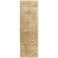 Asiatic Blade Soft Gold runner rug styled in a living room