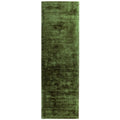 Asiatic Blade Green runner rug styled in a living room