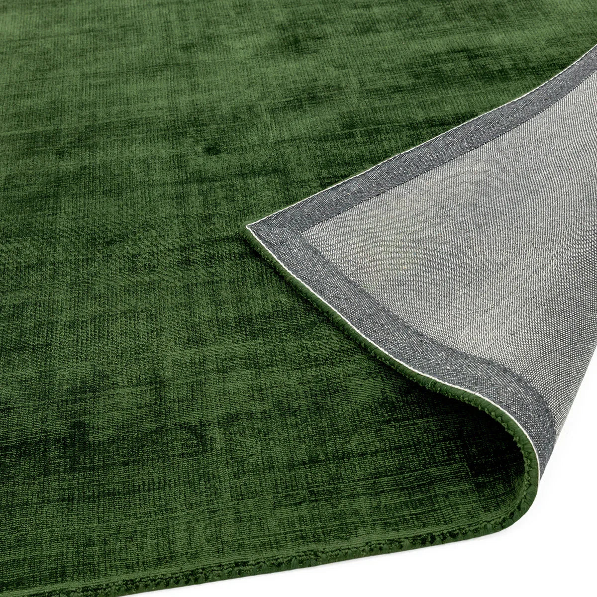 Asiatic Blade Green Runner Designer Rug featuring colour field in emerald green, olive & grey on white, power-loomed wool