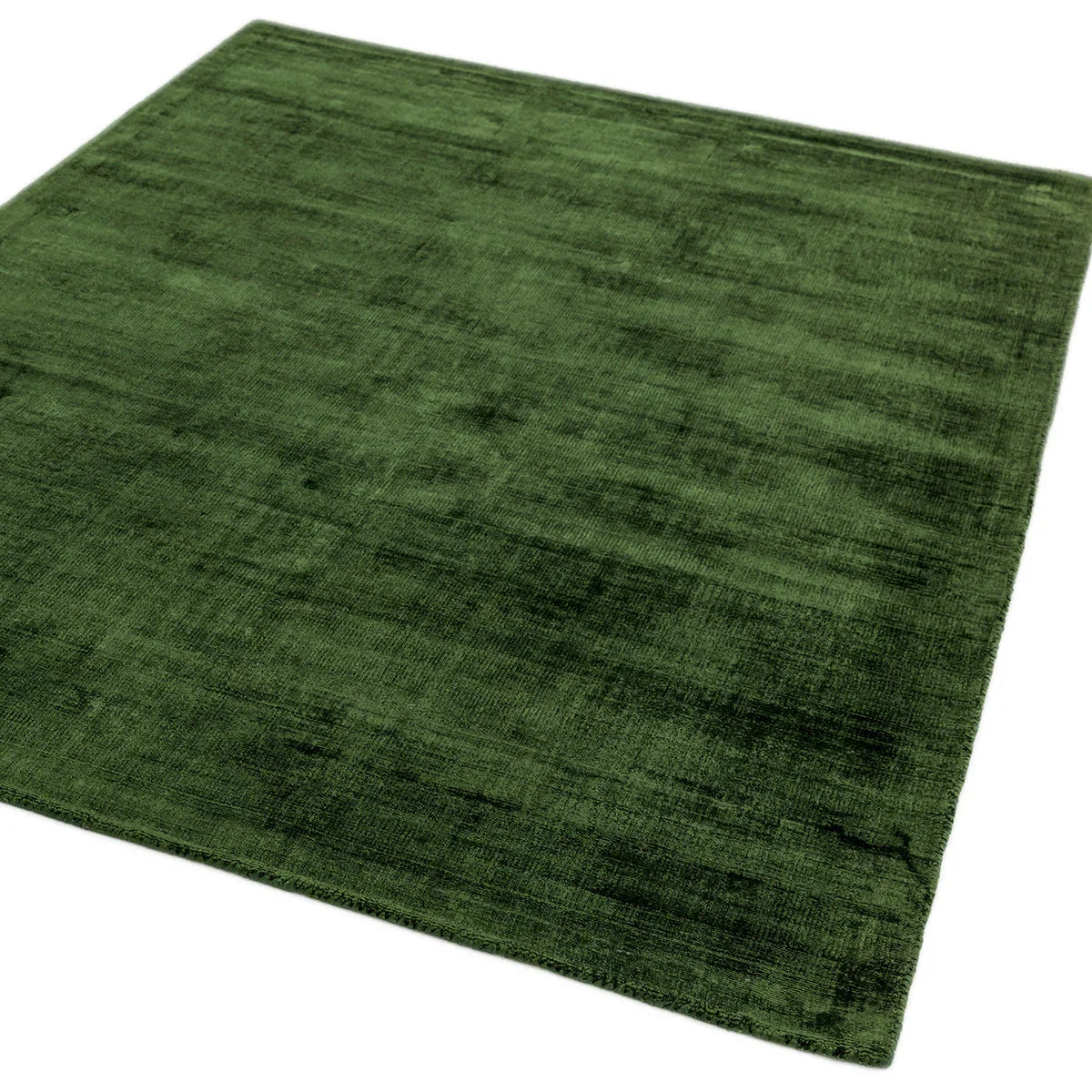 Asiatic Blade Green Designer Rug featuring emerald and forest greens on white background, unknown construction unknown material