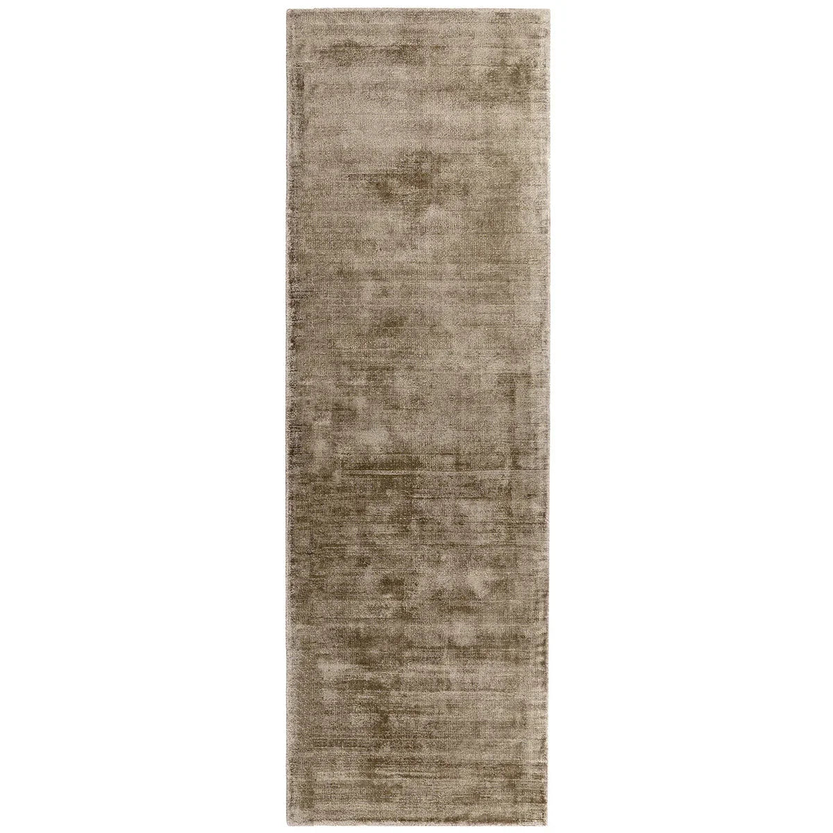 Asiatic Blade Mocha runner rug styled in a living room