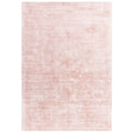 Asiatic Blade Pink rectangle rug styled in a living room