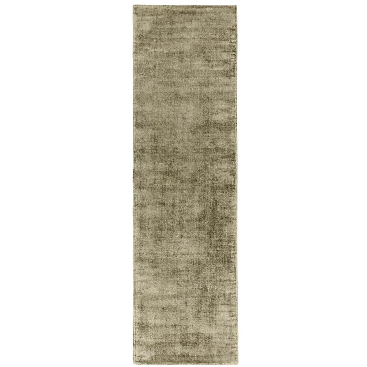 Asiatic Blade Sage runner rug styled in a living room
