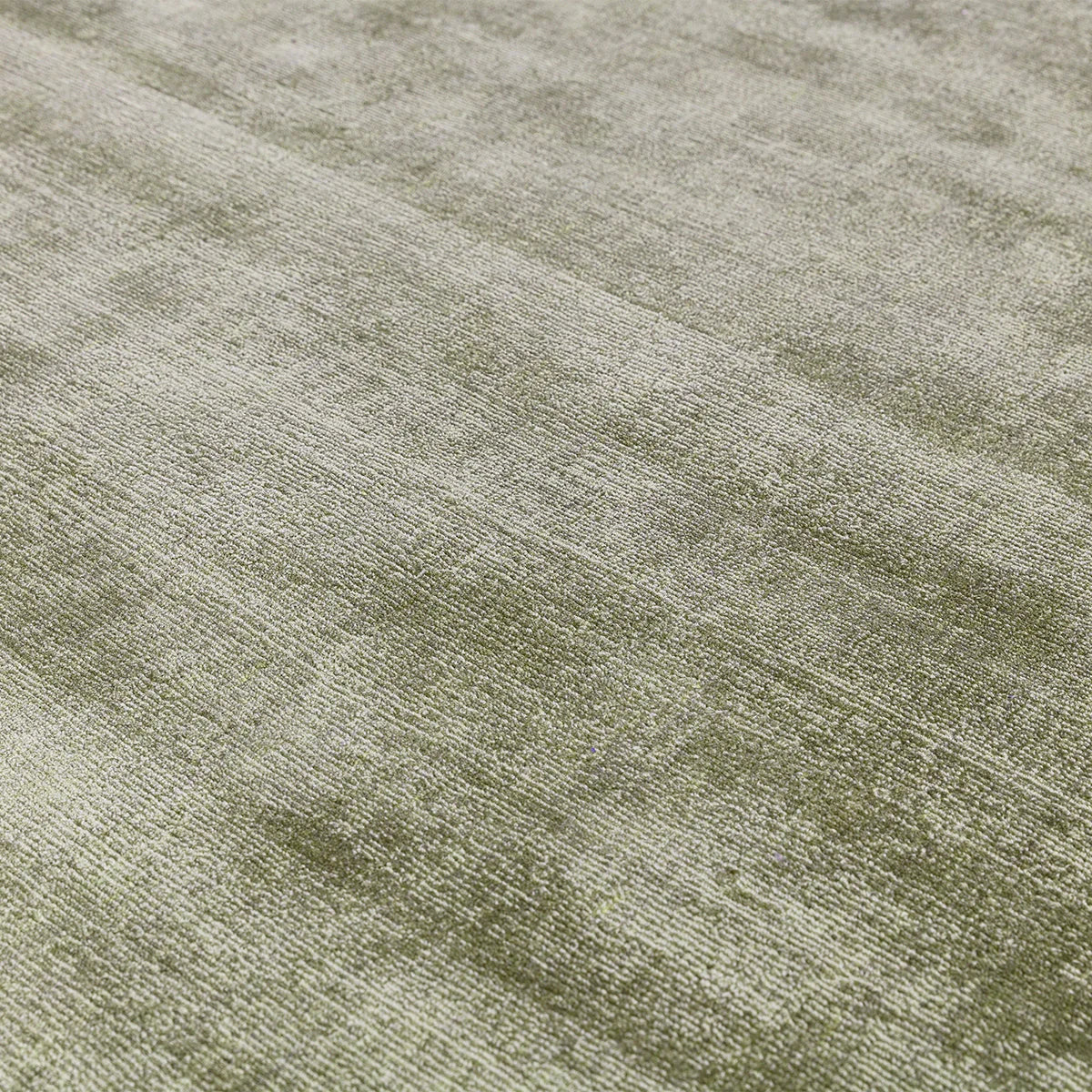 Asiatic Blade Sage Runner Rug featuring textured stripes in sage green, olive and cream on beige, machine-made wool