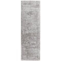Asiatic Blade Silver runner rug styled in a living room