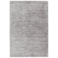 Asiatic Blade Silver rectangle rug styled in a living room