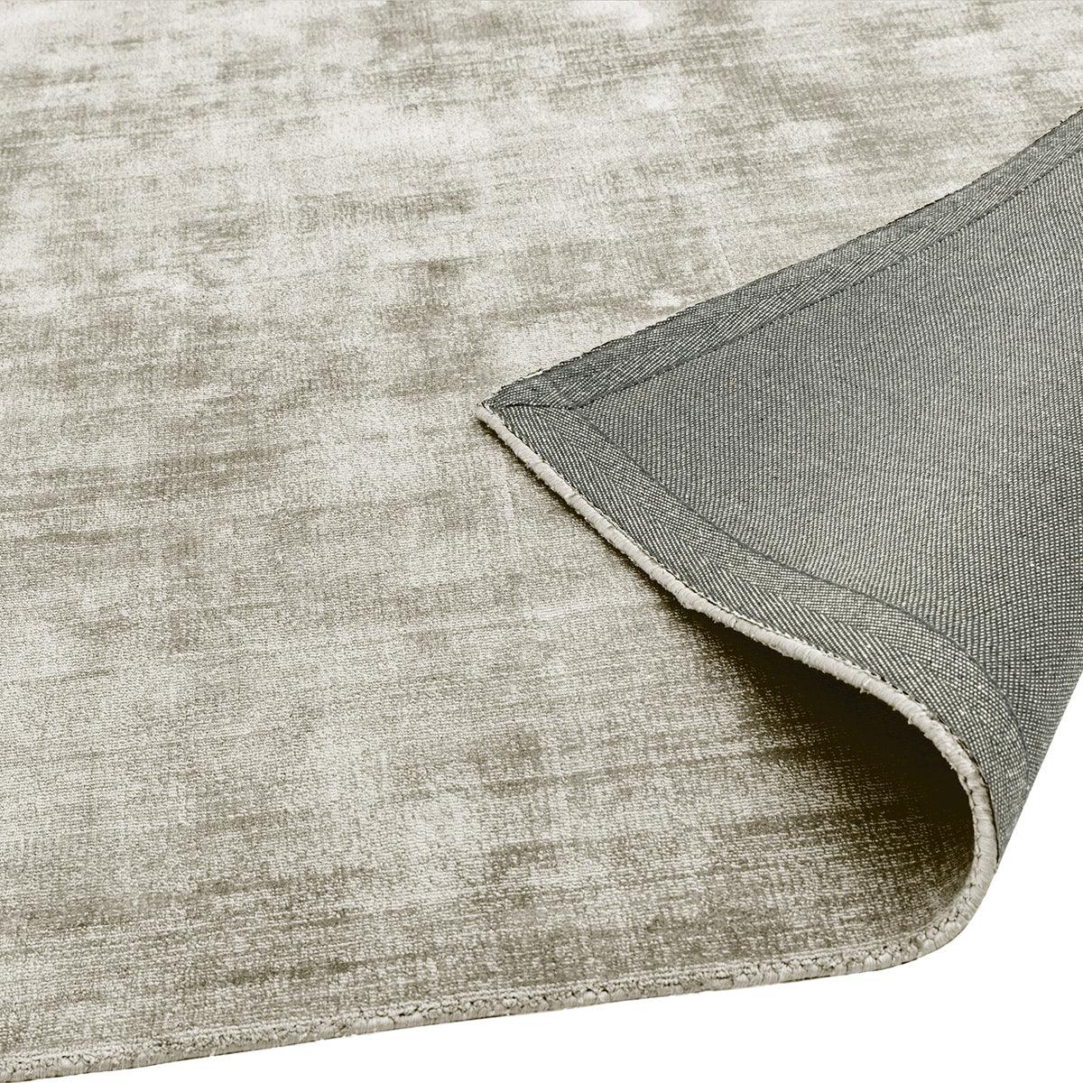Asiatic Blade Smoke Runner Rug with distressed beige in beige, cream and taupe on beige background, power-loomed wool