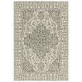 Asiatic Bronte Smoke rectangle rug styled in a living room