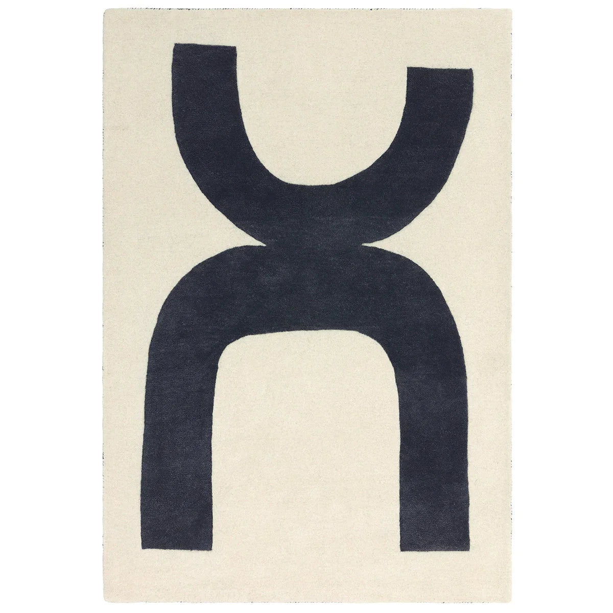 Asiatic Canvas 03 Balance rectangle rug styled in a living room