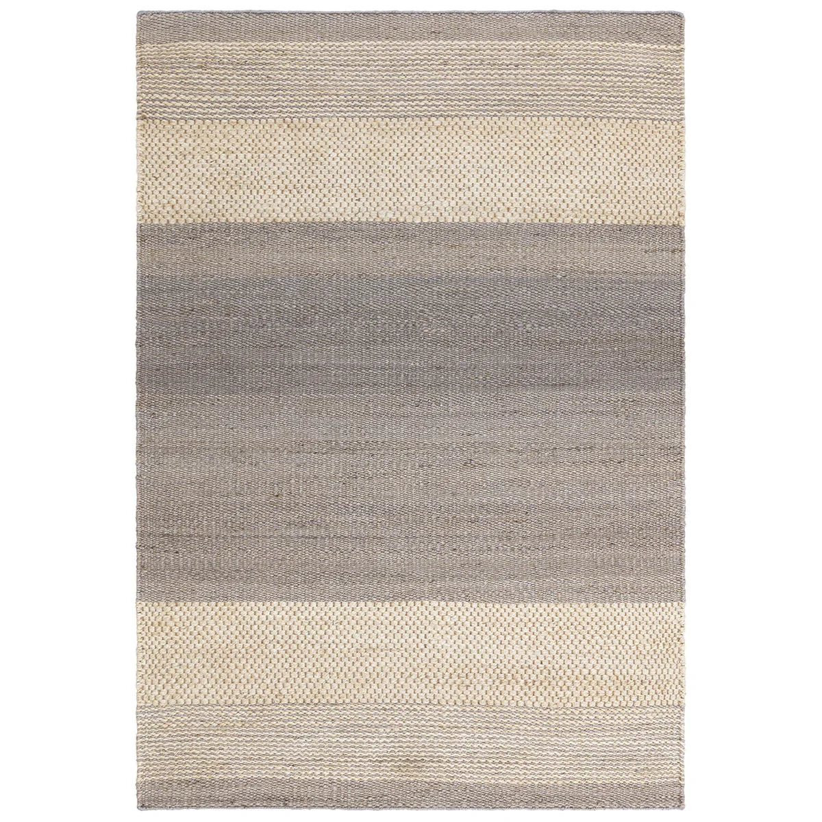 Asiatic Cedar Grey Natural rectangle rug styled in a living room