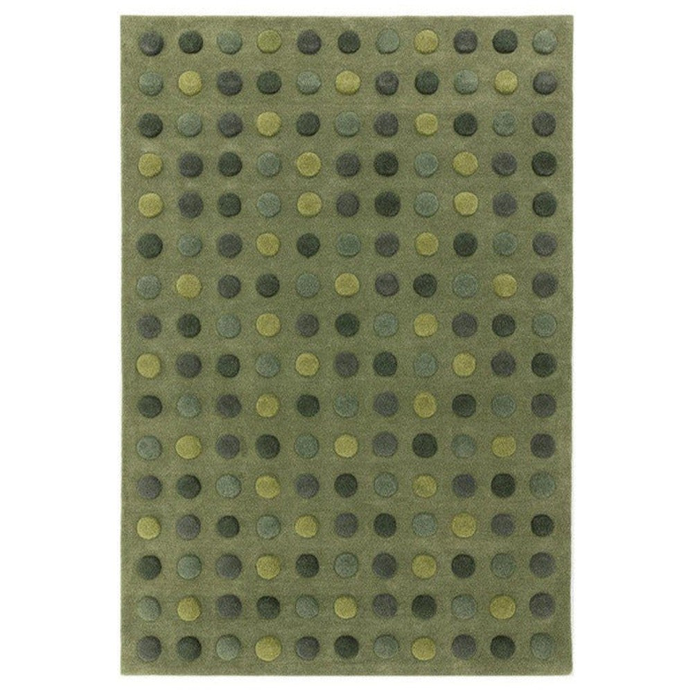 Asiatic Dotty Green Designer Rug