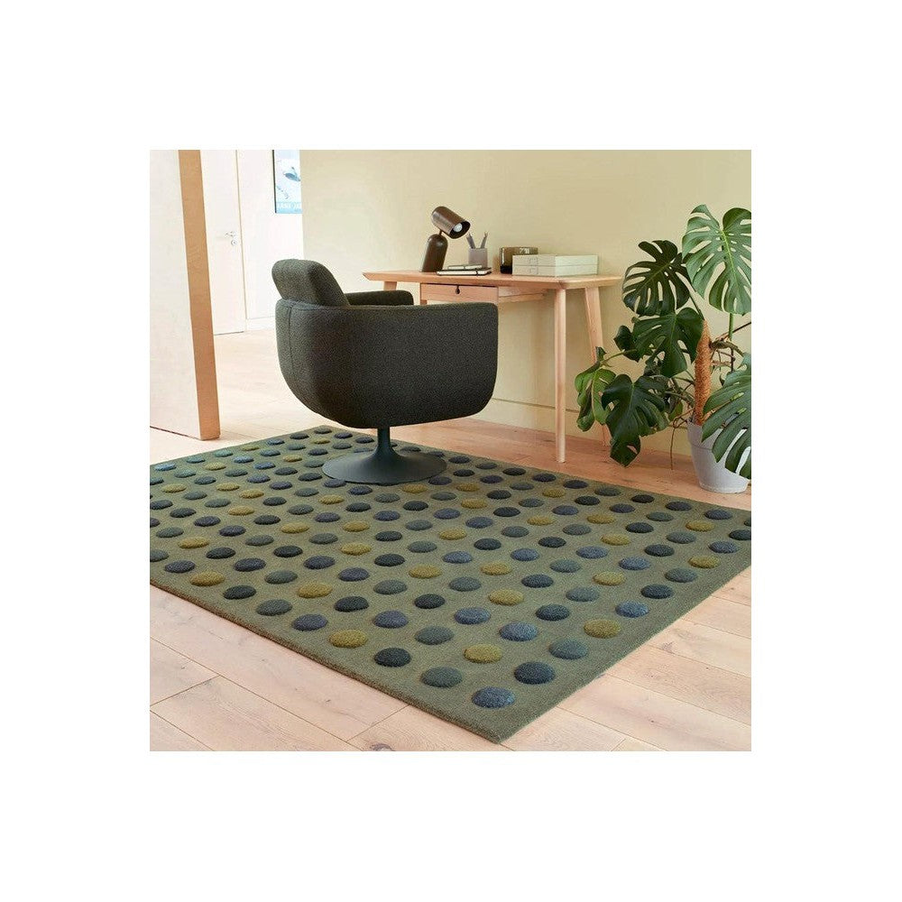 Asiatic Dotty Green Designer Rug