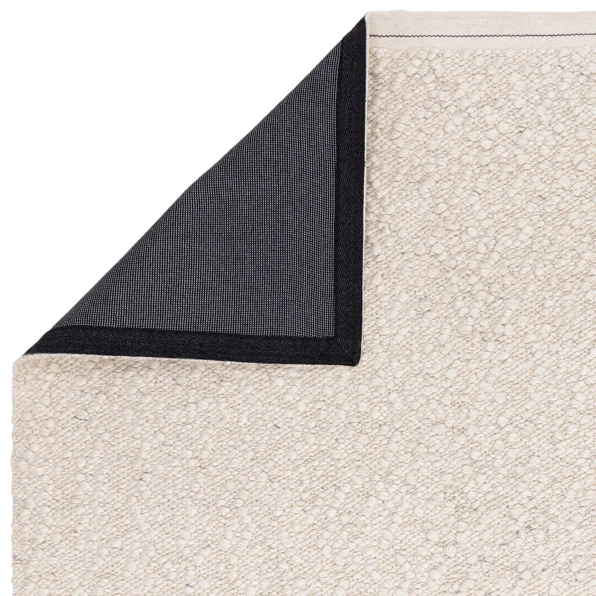 Asiatic Elm Ivory Designer Rug featuring textured shag in ivory, cream, taupe on ivory background, hand-tufted wool