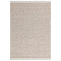 Beige textured rug on a white background