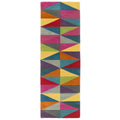 Asiatic Funk Triangles runner rug styled in a living room