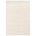 Beige rug with a subtle pattern on a white background