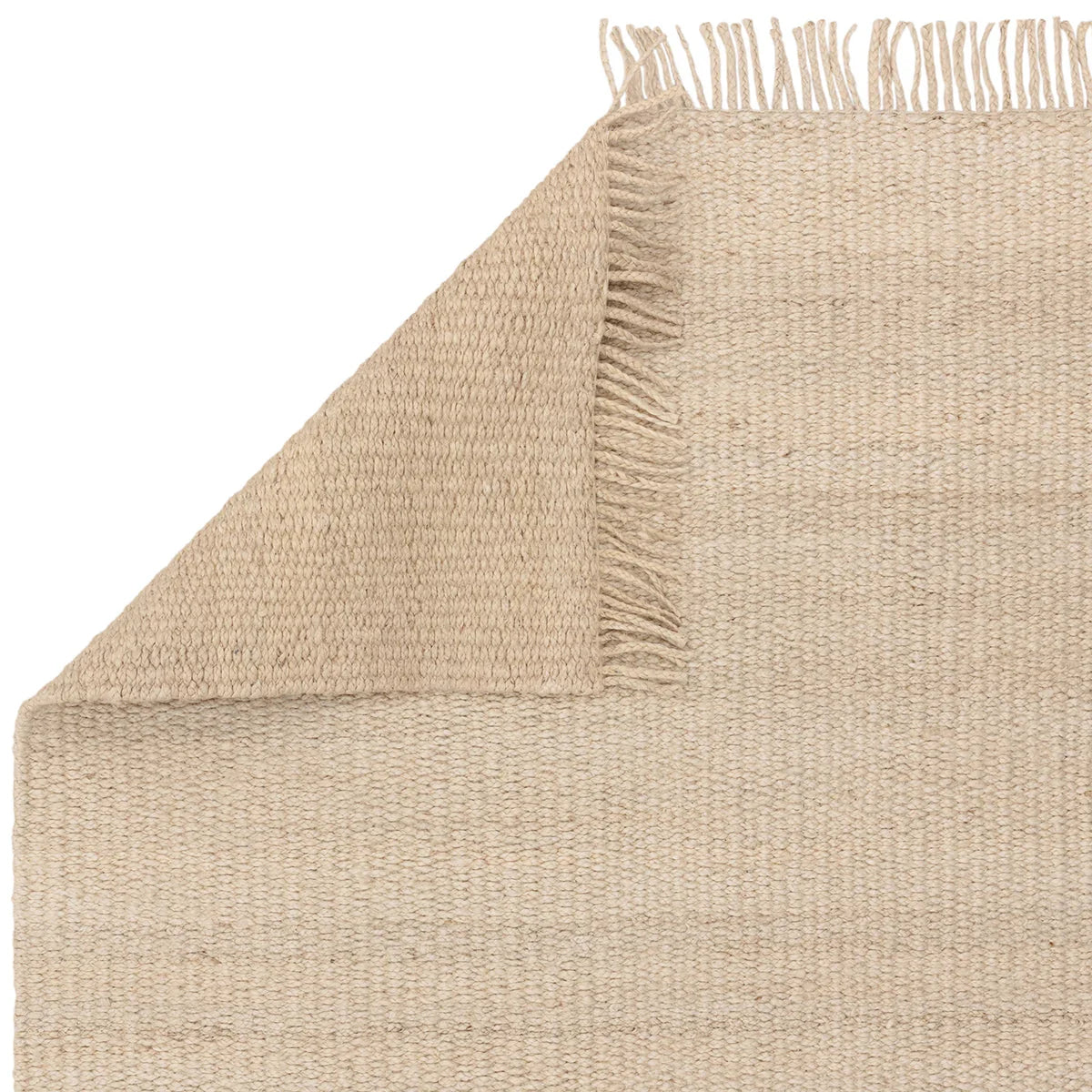 Asiatic Grove Sand Designer Rug featuring textured plain-weave in sandy beige and cream on cream background, hand-loomed wool