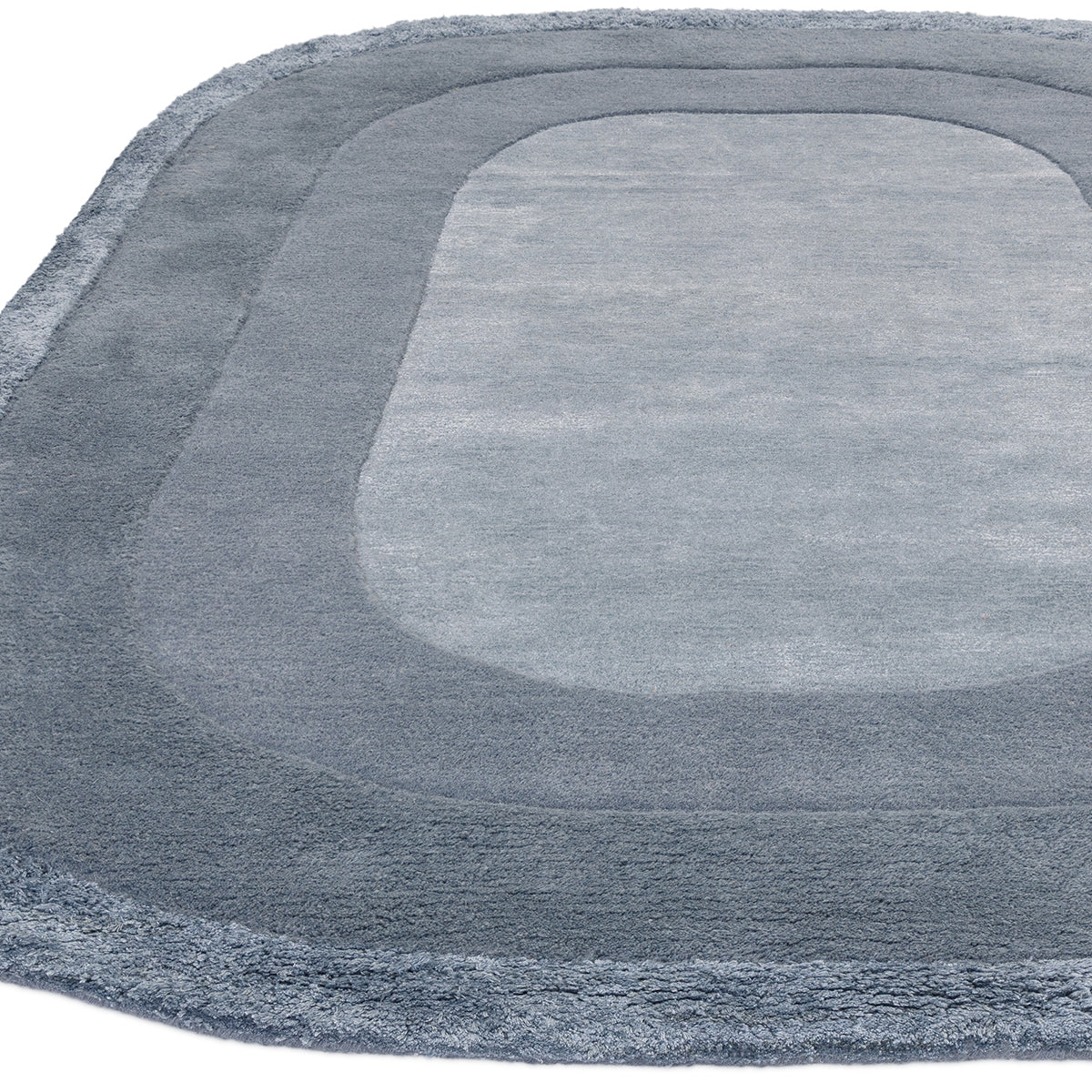 Asiatic Halo Denim Designer Oval Rug