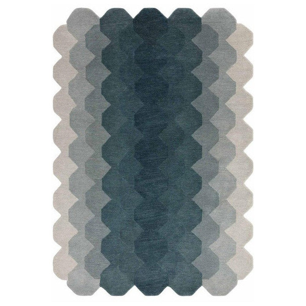 Asiatic Hive Teal Designer Rug