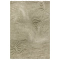 Rug with wavy pattern on a white background