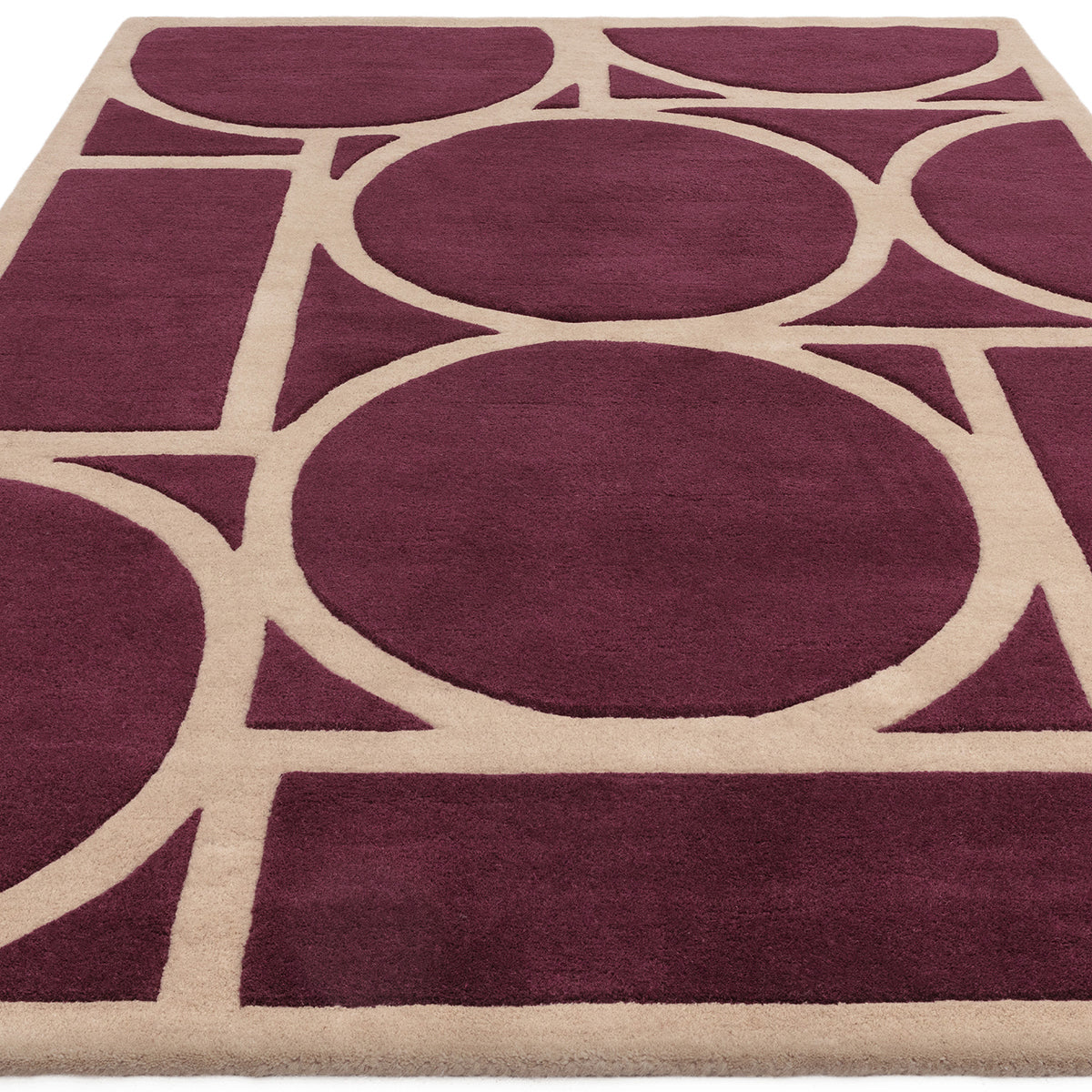 Asiatic Metro Plum Designer Rug