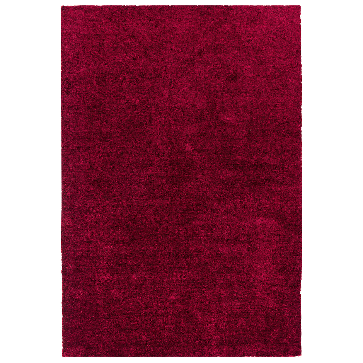 Red rug on a white background