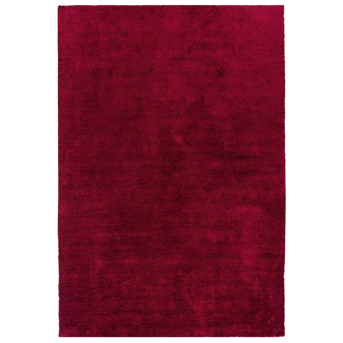 Red rug on a white background