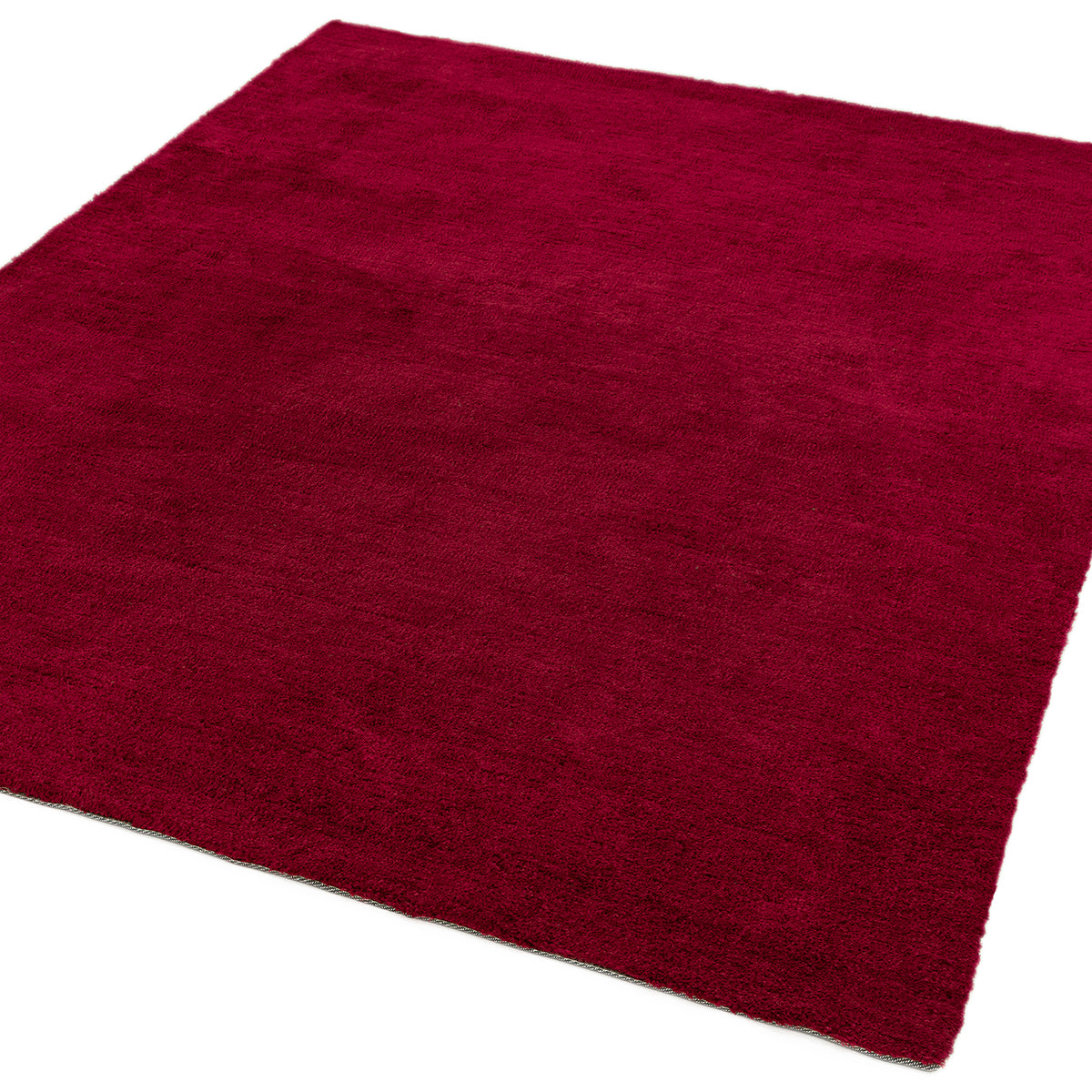 Red rug on a white background