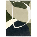Asiatic Matrix 103 Signature Moss rectangle rug styled in a living room