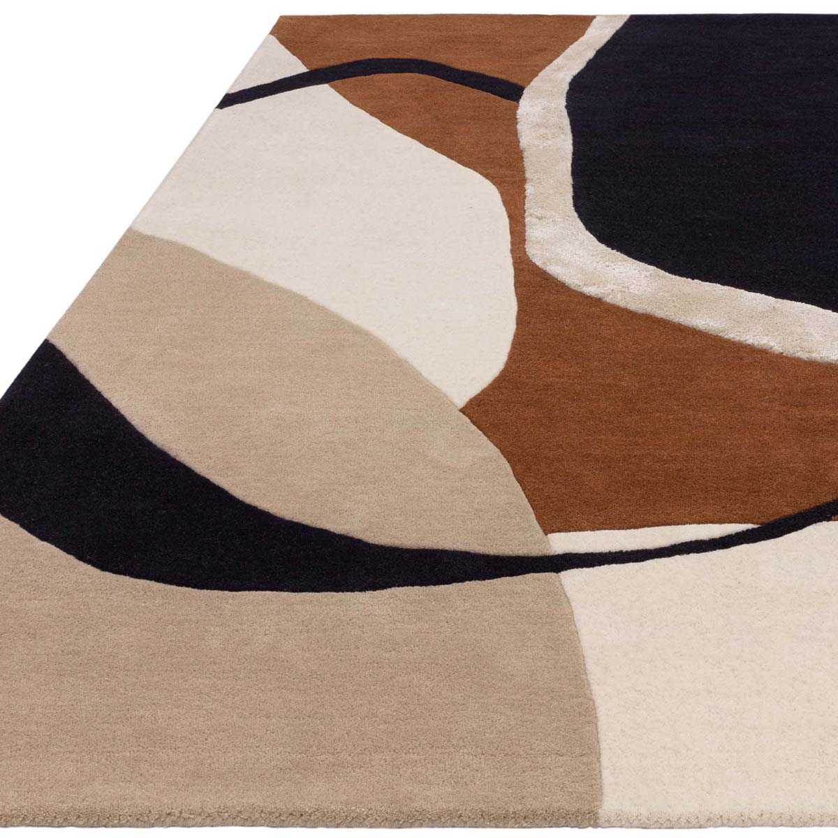 Asiatic Matrix Signature Rust Designer Rug