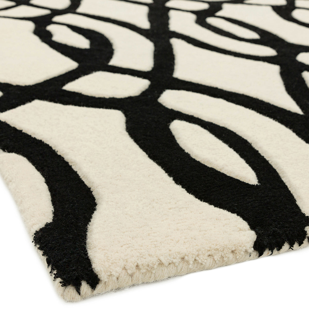 Asiatic Matrix Max Wire White Designer Rug