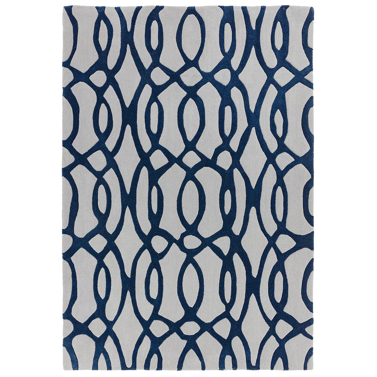 Asiatic Matrix Max Wire Blue Designer Rug